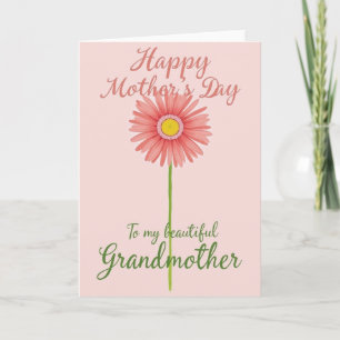 Pink Petals Mothers Day Love Card