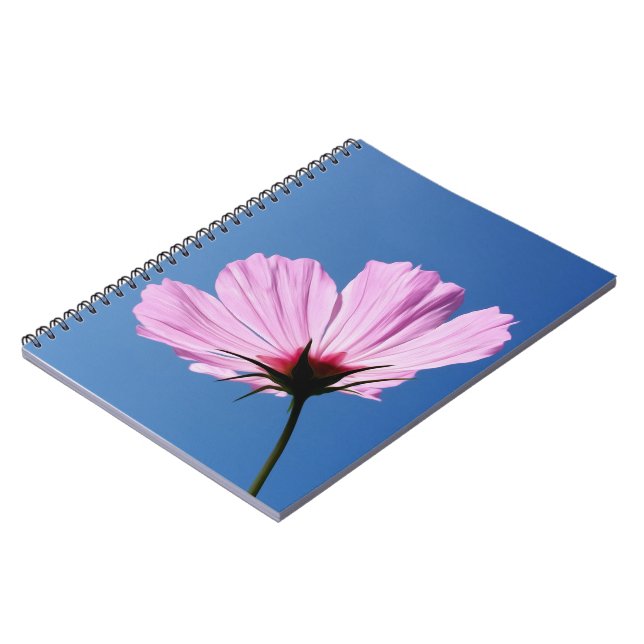 Pink petals notebook (Left Side)