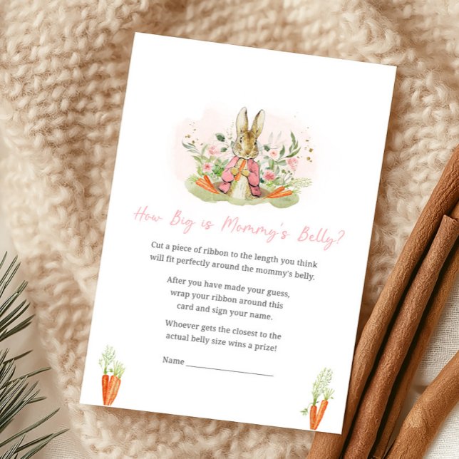 Pink Peter Rabbit Baby Shower How Big Is Game (Creator Uploaded)