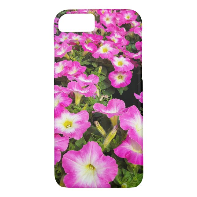 pink petunia plants Case-Mate iPhone case (Back)