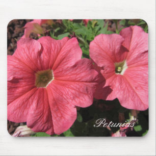 Pink Petunias Mouse Pad