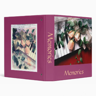 pink piano binder