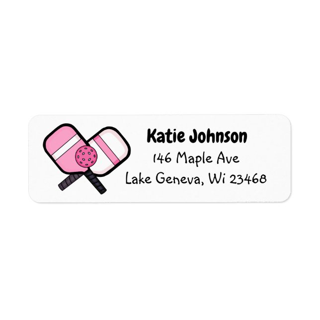 Pink Pickleball Sport Related  (Front)