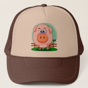 Pink Pig Hat