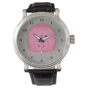 Pink Pig Piggy Watch
