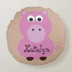 Pink Pig Pillow