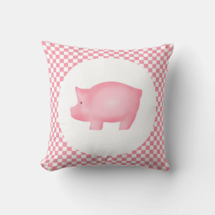 Pink Pig Pillow