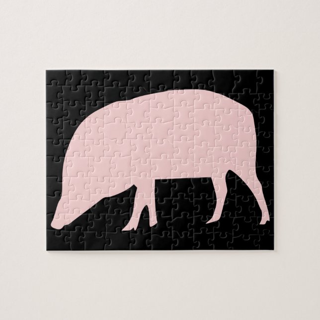 Pink Pig Puzzle (Horizontal)