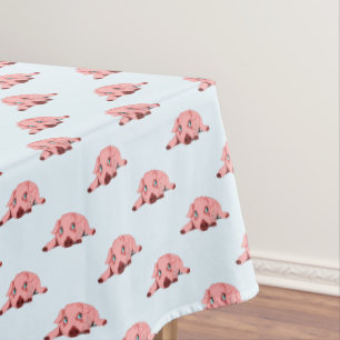 Pink Pig Tablecloth - Choose Colours