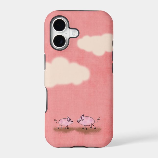 Pink Piggies iPhone Case (Back)