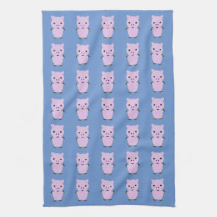 Pink Piggy Kitchen Towel
