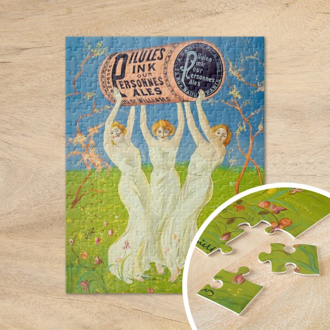 Pink Pills for Pale People | Leonetto Cappiello Jigsaw Puzzle (Creator Uploaded)