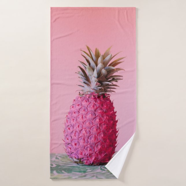 PINK PINEAPPLE BATH TOWEL (Bath Towel)