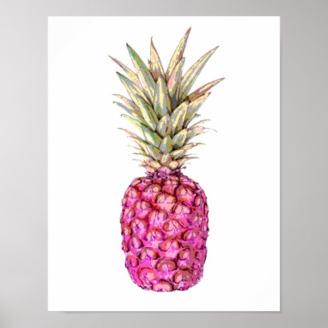 Pink Pineapple Print (Front)