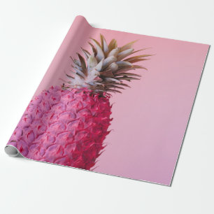 PINK PINEAPPLE WRAPPING PAPER
