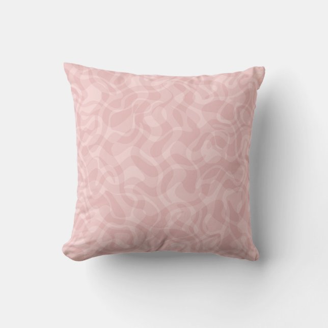 Pink Pink Throw Pillow (Front)