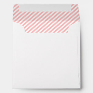 Pink Pinstripes Envelope