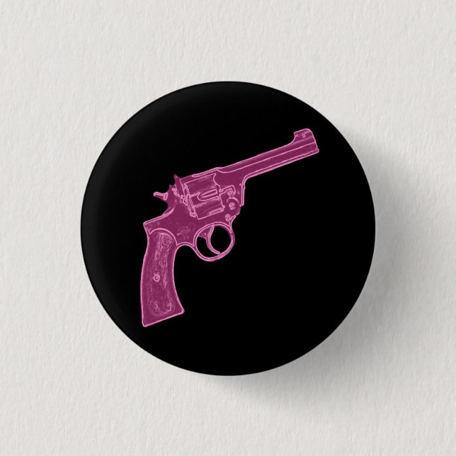 Pink Pistol button (Front)