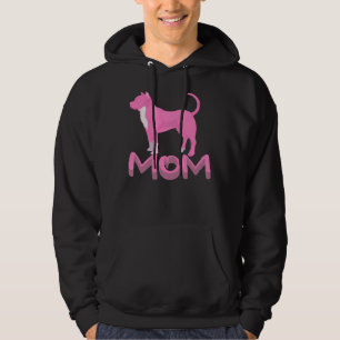 Pink Pitbull Mom Hoodie