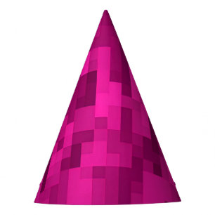 Pink Pixel Party Hat