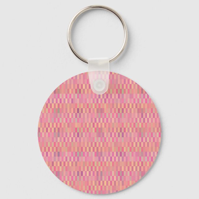 Pink Pixels Keychain (Front)