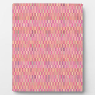 Pink Pixels Plaque