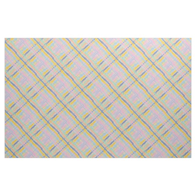 Pink Plaid Fabric (Fat Quarter)
