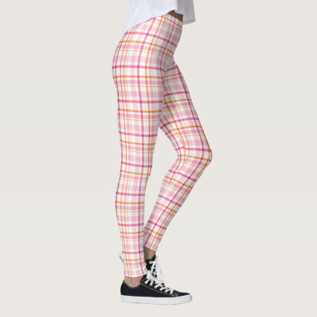 Pink Plaid Leggings (Right)