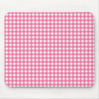 Pink Plaid Mousepad