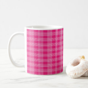 Pink Plaid Mug