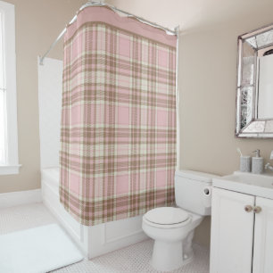 Pink Plaid Watercolor