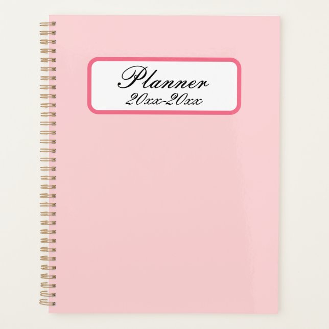 Pink Planner (Front)