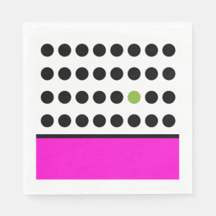 Pink Playful Dots Napkin