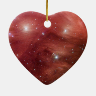 Pink Pleiades Infrared SSC2007 07b Ceramic Ornament