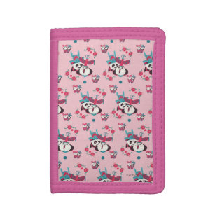 Pink Po and Mei Mei Pattern Tri-fold Wallet