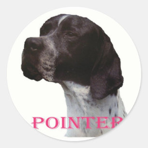 Pink pointer sticker