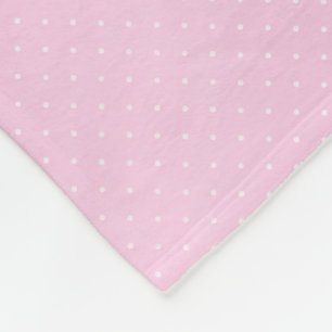Pink Polka Bliss Fleece Blanket
