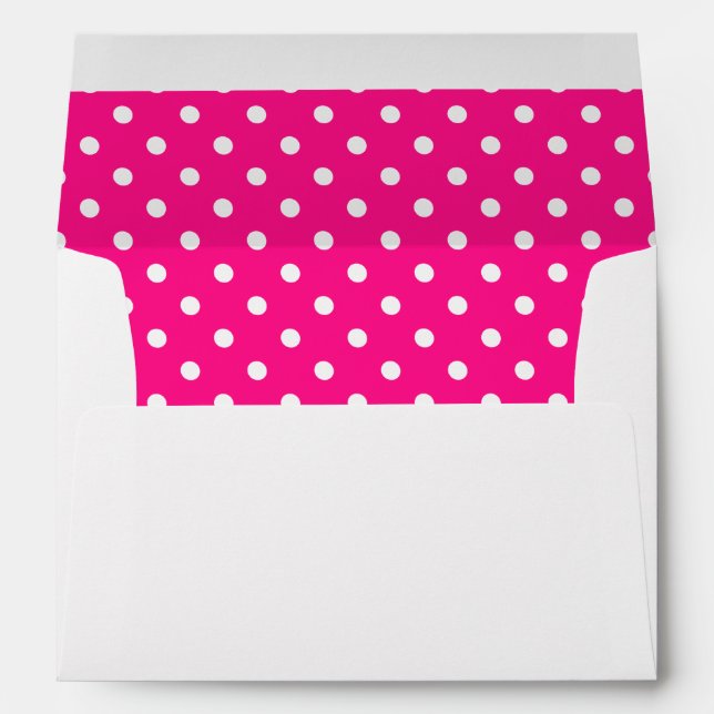 Pink Polka Dot Envelope (Back (Bottom))