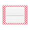Pink Polka dot Recipe Card