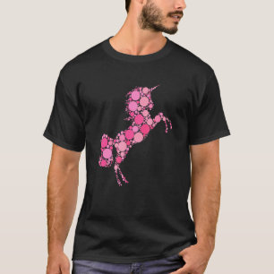 Pink Polka Dot Unicorn International Dot Day T-Shirt