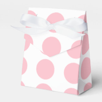 Pink Polka Dots Design Favour Box