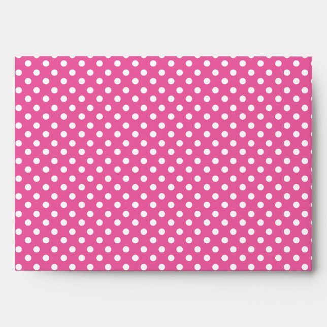Pink Polka Dots Envelopes (Front)
