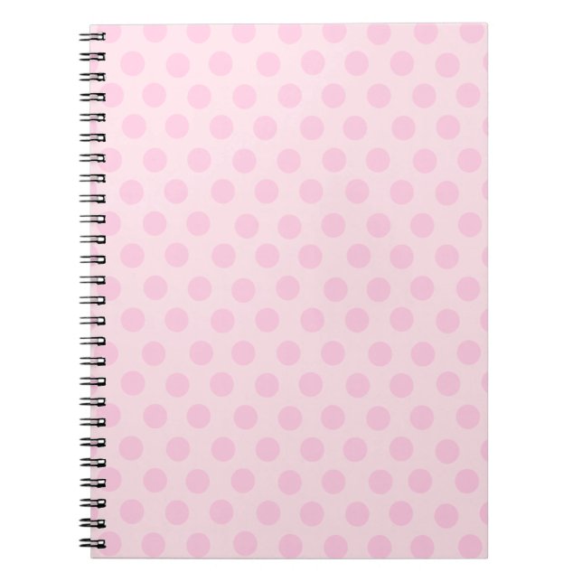 Pink Polka Dots Notebook (Front)