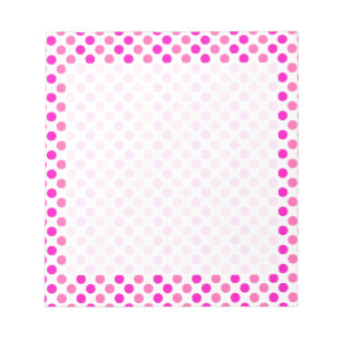 Pink Polka Dots Notepad