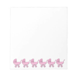 pink polka dots notepad
