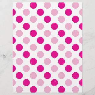 Pink polka dots pattern