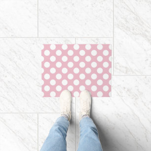Pink Polka Dots, Polka Dot Pattern, Dots, Dotted Doormat