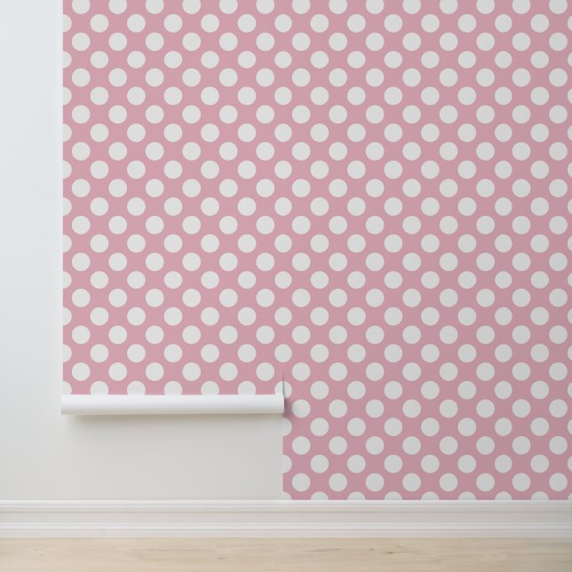Pink Polka Dots, Polka Dot Pattern, Dots, Dotted Wallpaper (Application)