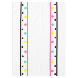 Pink Polka Dots Tablecloth