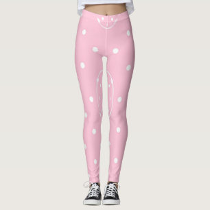 Pink Polka Parade Leggings